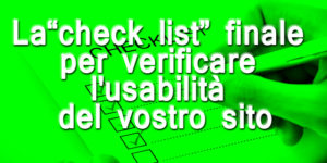 checklist, web site, valuta sito web,